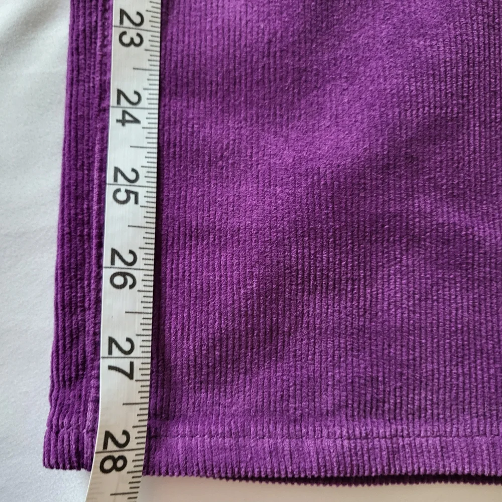 Rolla’s X Free People Original Straight High Rise Cord Corduroy Pants Purple 27